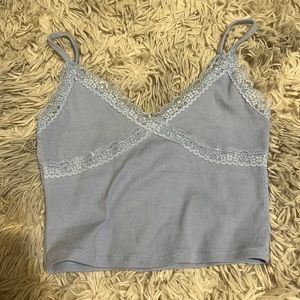 Baby blue garage tank